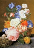 Copy of Painting "Bouquet in the Basket"
