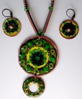 Jewelry Set "Frog Eye"