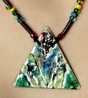Pendant "Green Triangle"