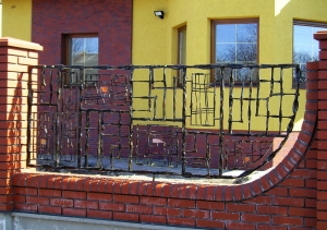 Забор кованый 